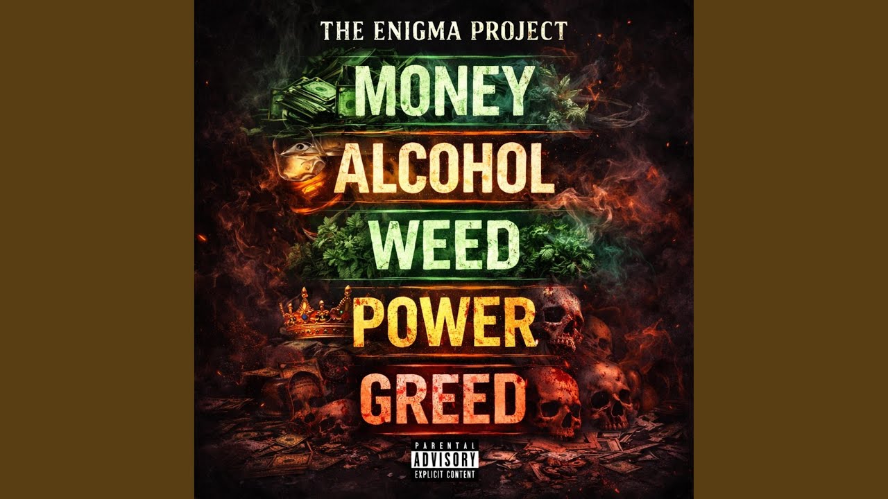 Money Alcohol Weed Power Greed
