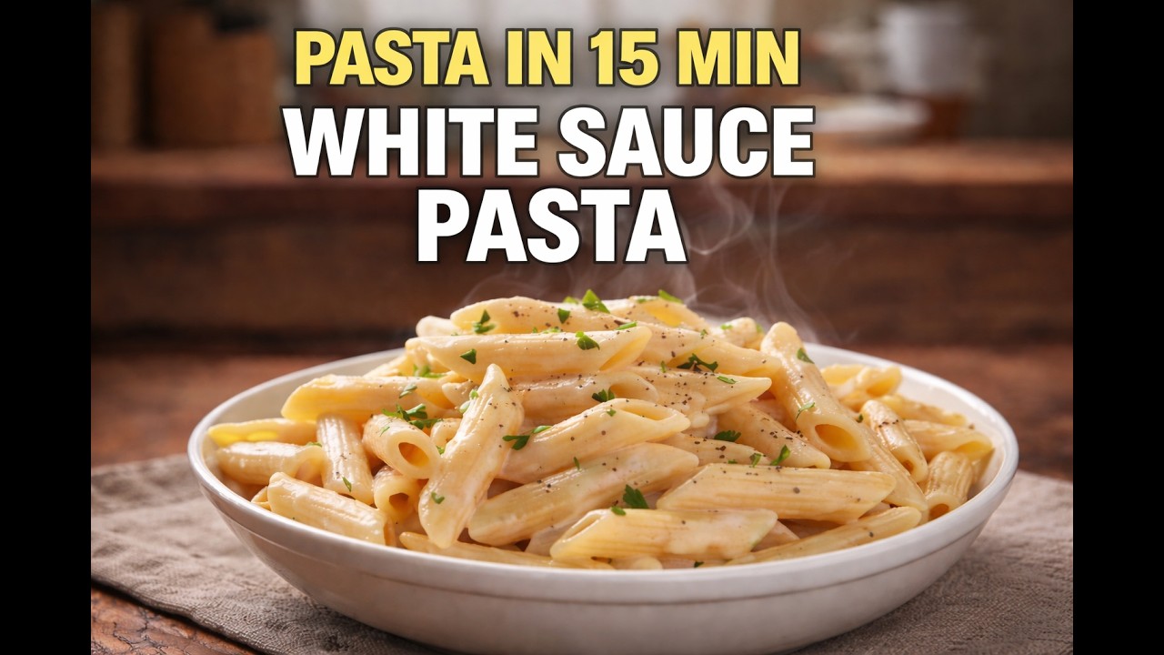 Creamy White Sauce Pasta | रेस्ट्रॉन्ट के जैसा वाइट सॉस पास्ता | Easy Indian Style Recipe