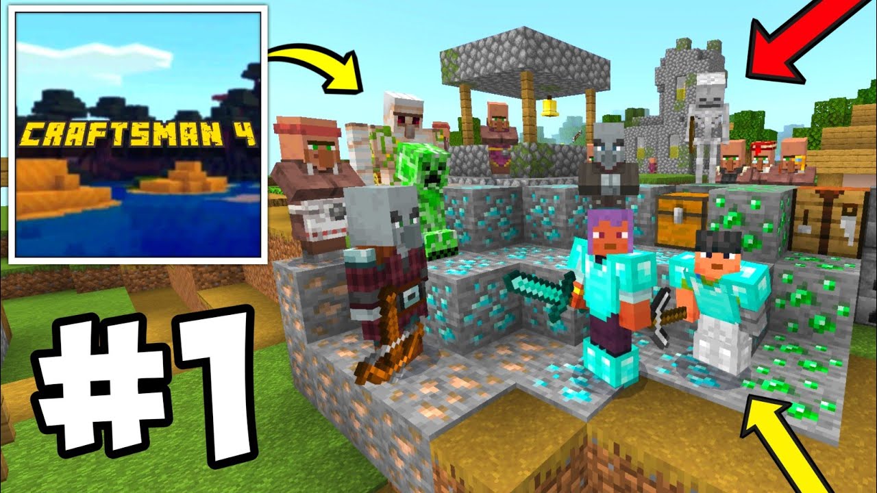 Craftsman 4 Multiplayer Survival Walkthrough Gameplay Part 1 | Craftsman 4 Survival Series In 2025