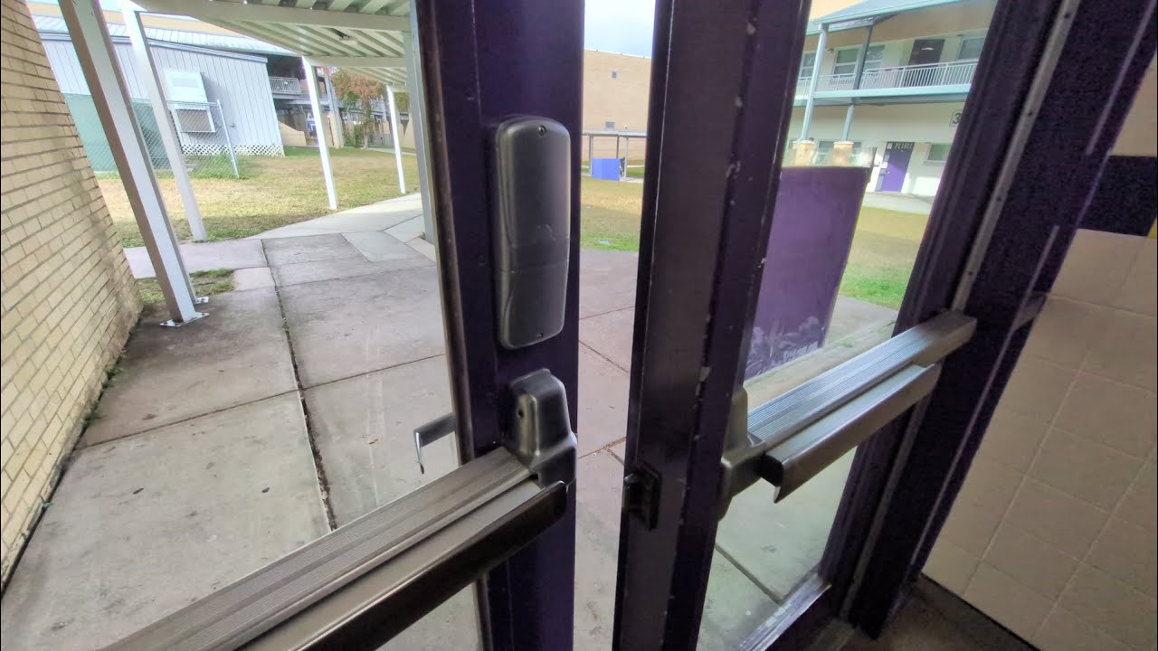 Front Door Weight Room Panic Bar Update #1