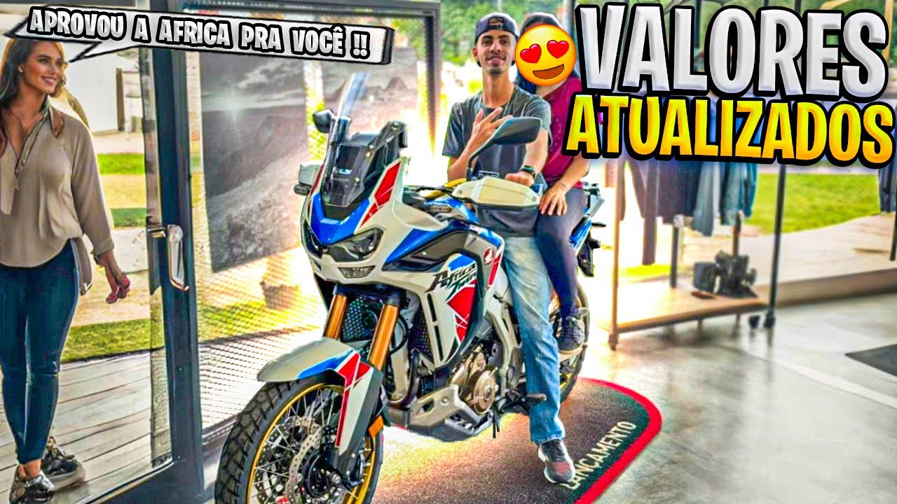 A HONDA ENLOUQUECEU NOS VALORES DAS MOTOS - O DA &Aacute;FRICA &Eacute; IMPRESSIONANTE 