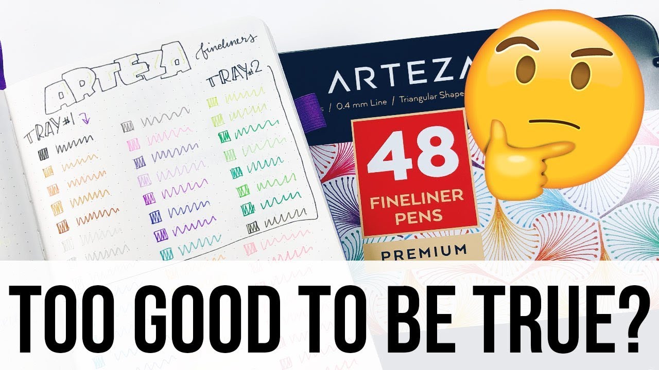 Arteza Fineliners | Pen Review
