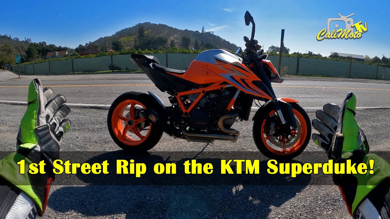First Street Rip on the 2022 KTM Superduke R EVO