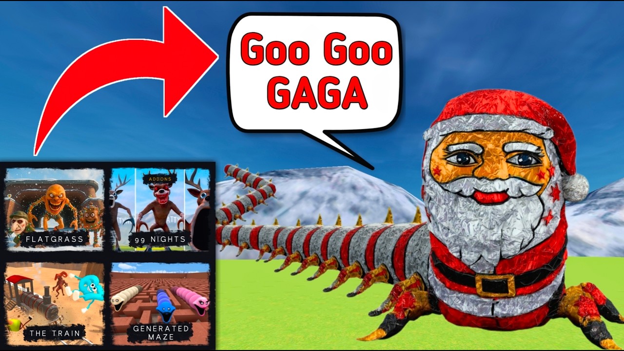 🌈PLAYING AS NEW ROBLOX HUNGRY 4000 SNAKE In Nextbots in Playground!