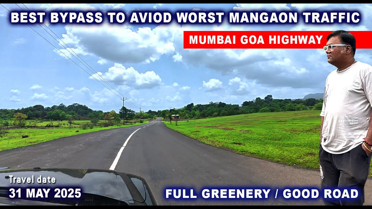 Best Bypass Road माणगांवच बेकार Traffic चुकवायला | Mangaon Bypass to Aviod Traffic | Mum Goa Highway