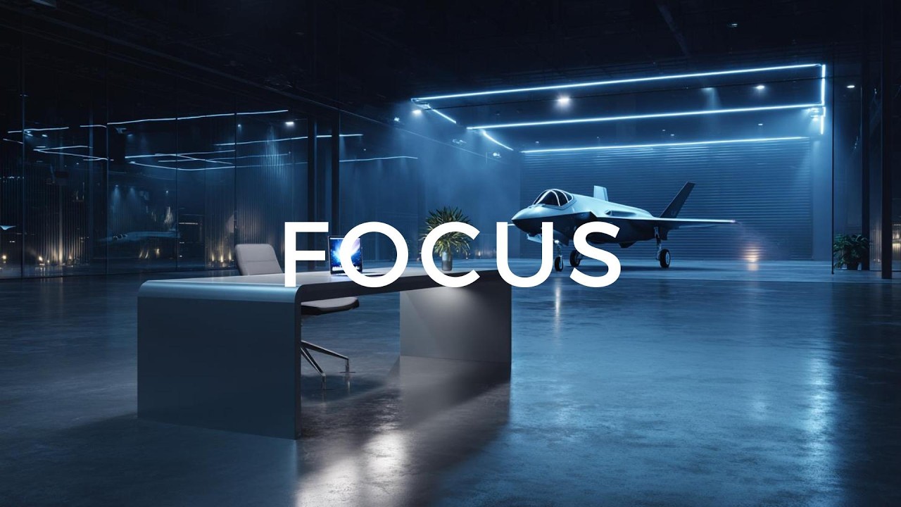 ※Brain Hack: Enter the Flow State Instantly 🏎️ Luxury Office Ambience with Supercar View