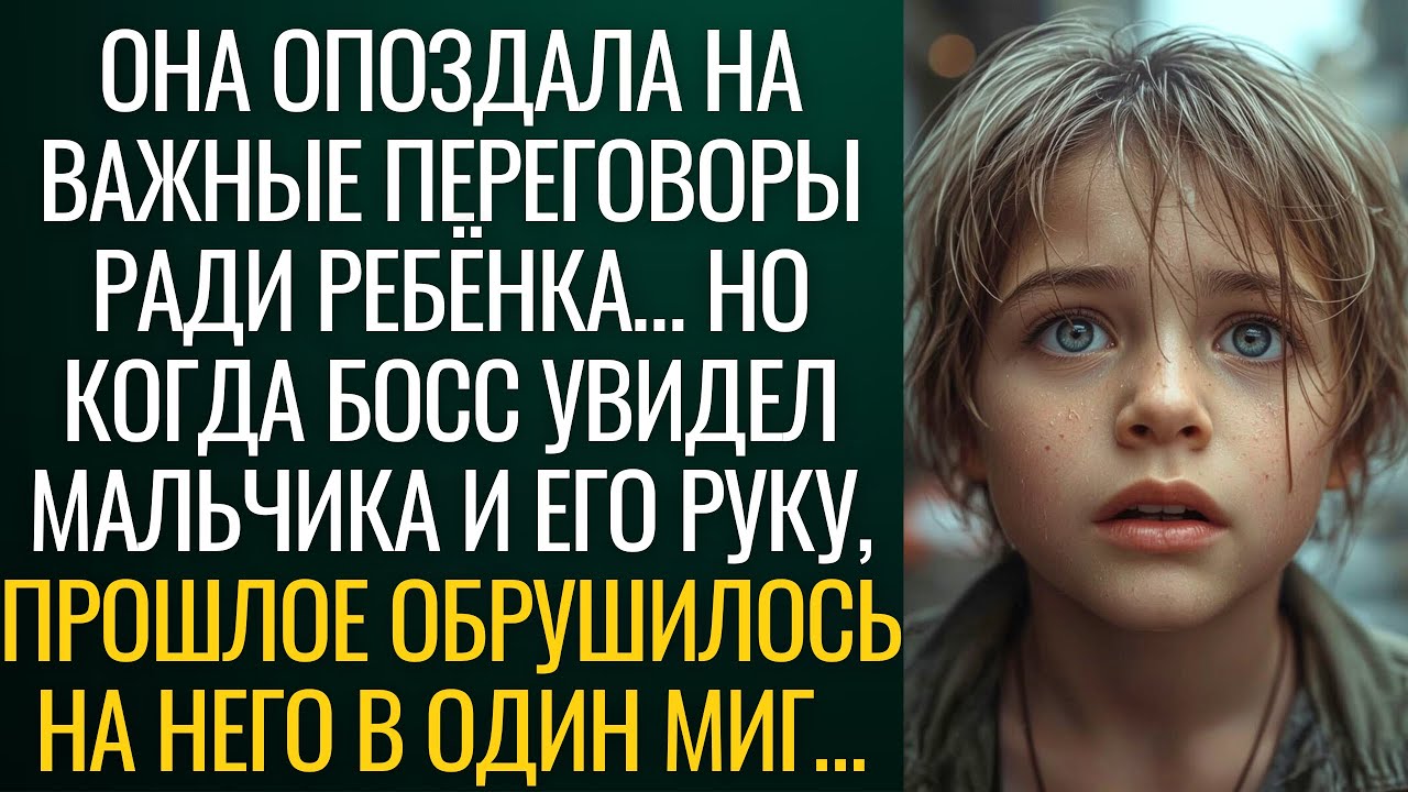 ОНА ОПОЗДАЛА НА ПЕРЕГОВОРЫ РАДИ РЕБЁНКА — И ДАЖЕ НЕ ПОДОЗРЕВАЛА, КТО ОН НА САМОМ ДЕЛЕ...