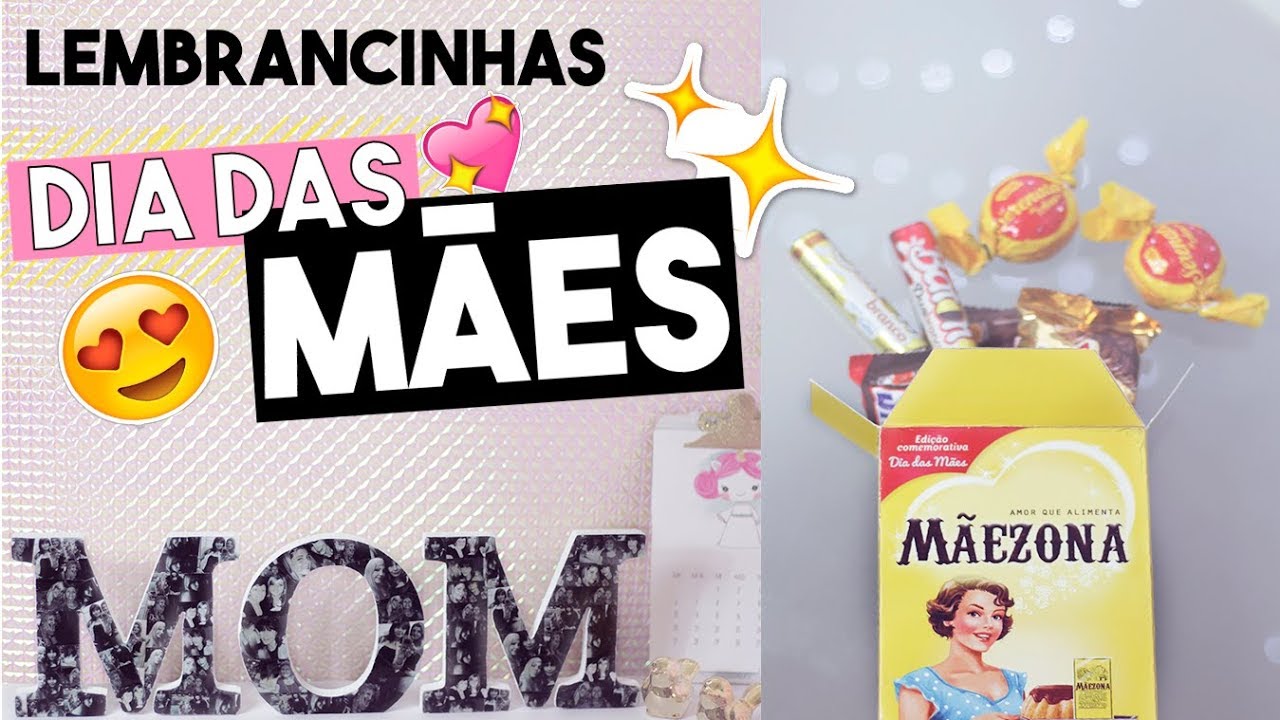 Lembrancinhas Dia das M&atilde;es de &Uacute;LTIMA HORA - MUITO F&Aacute;CIL!