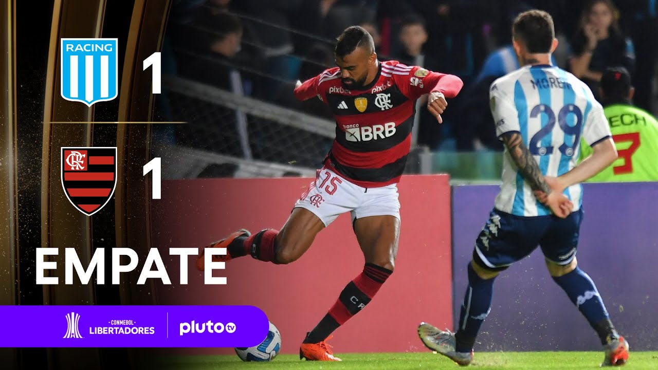 RACING 1 - 1 FLAMENGO | RESUMEN | FASE DE GRUPOS | CONMEBOL LIBERTADORES 2023 | PlutoTV