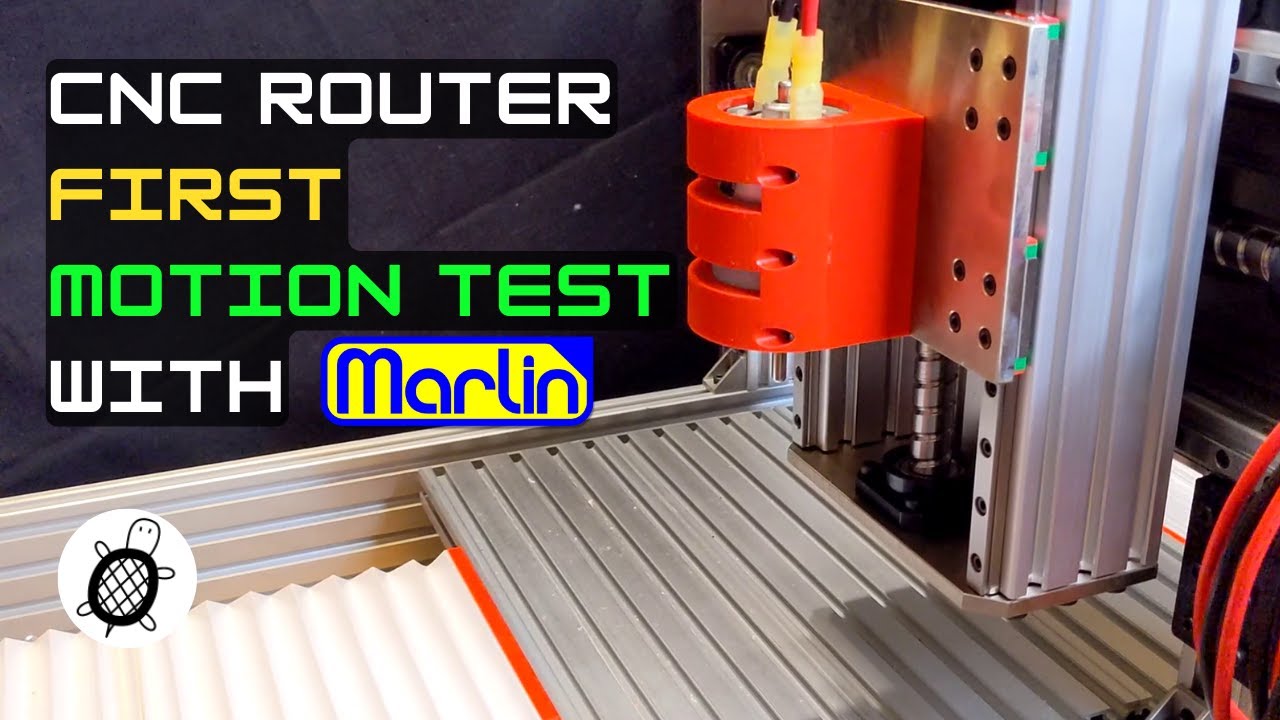 [CNC router] First motion test with Marlin