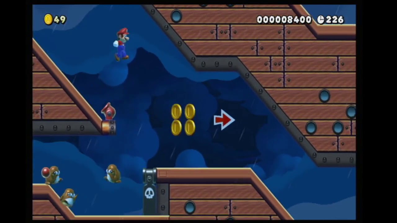 Super Mario Maker 2 - Morton Koopa Jr.'s Cannon Midnight Airship