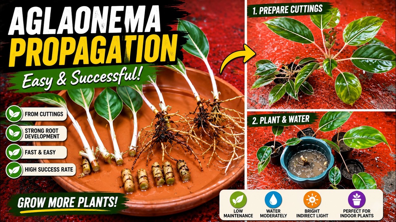Aglaonema Propagation Methods with Result | Chinese Evergreen