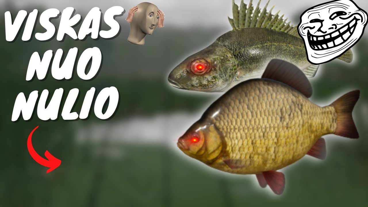 VISKAS NUO NULIO! PŪGŽLIAI! #473 Russian fishing 4