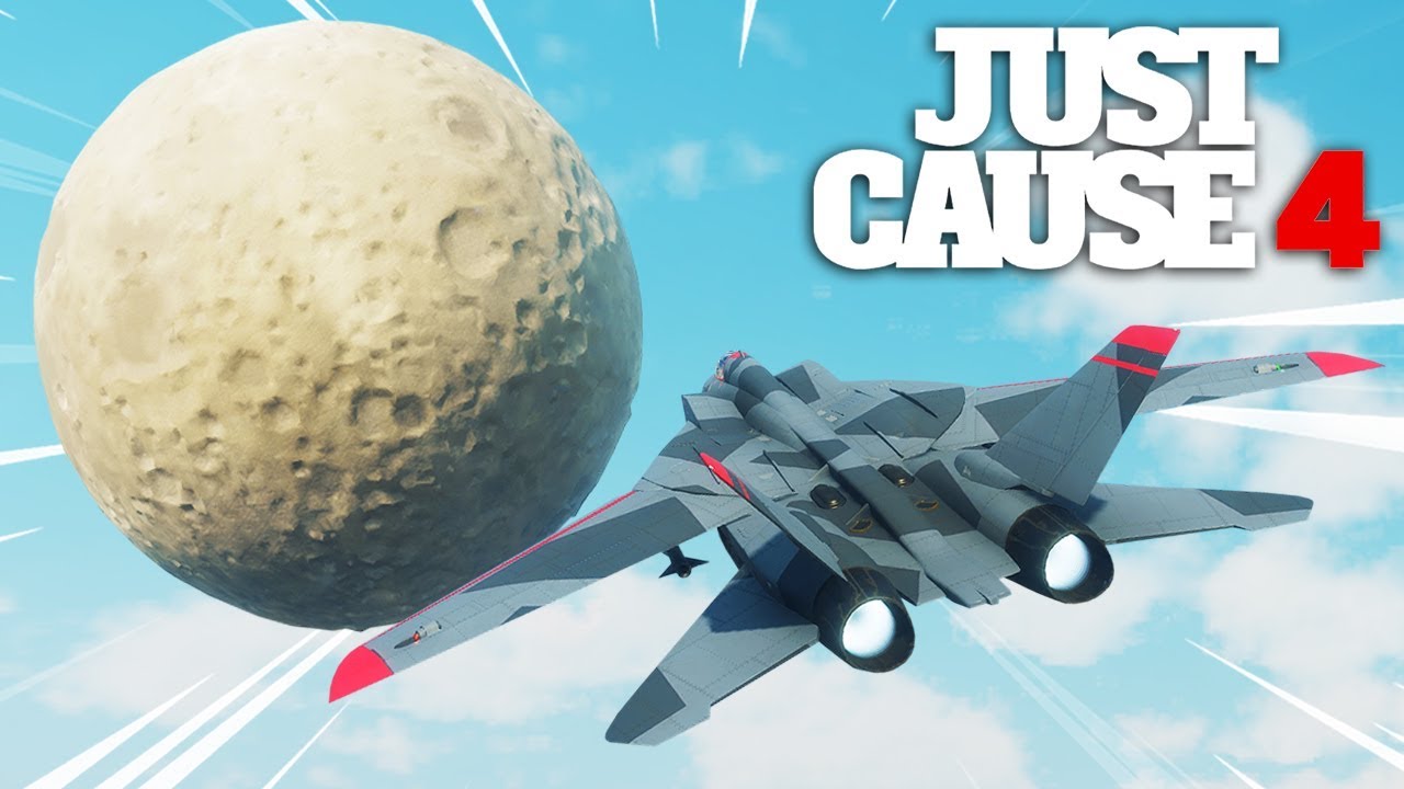 Just Cause 4 - SECRET MOON JET LANDING!