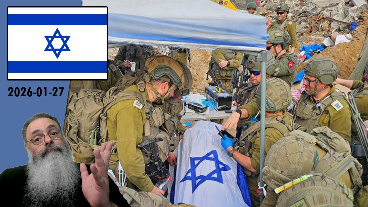 #Israel 2026-01-27: CORPO do ÚLTIMO REFÉM ISRAELENSE em GAZA, RAN GVILI, foi RETORNADO a ISRAEL