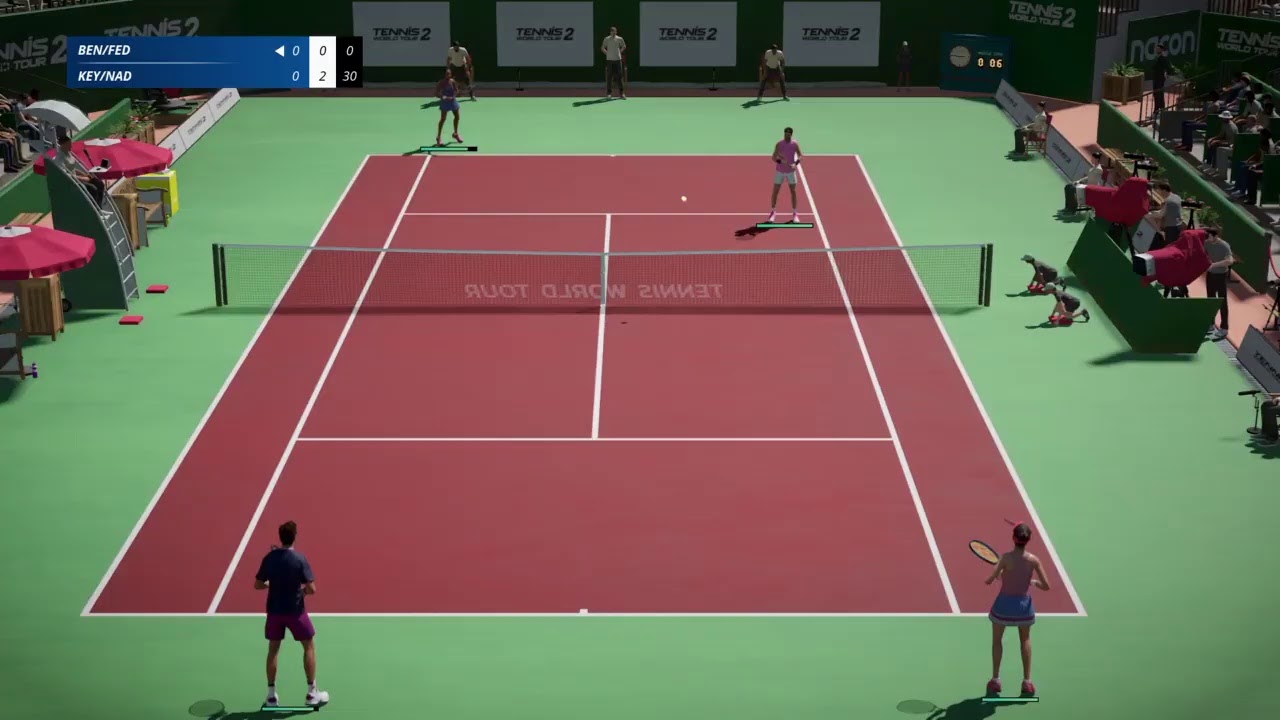 Tennis World Tour 2 - Multiplayer Gameplay.