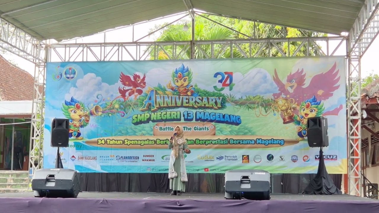 GISKA RIA | LOMBA MENYANYI | ANNIVERSARY SMP N 13 MGL 