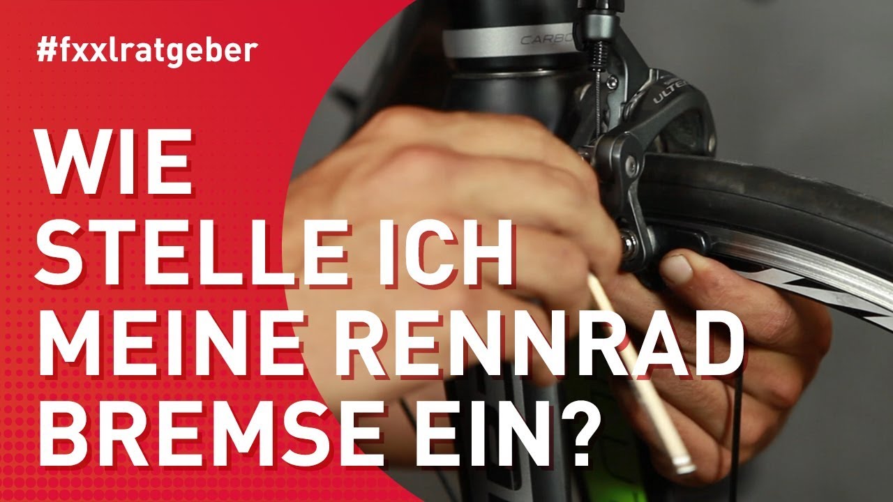 Rennrad-Bremsen richtig einstellen - Anleitung zum einfachen Nachmachen