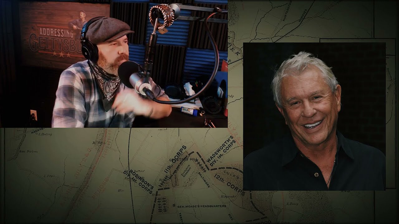 Addressing Gettysburg- Actor Tom Berenger, with Bo Brinkman