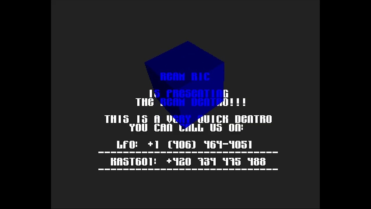 Ream RIC - The Ream Dentro (Fixed MOD Playback) (5th in Dream210 2025 Oldskool Demo Competition)