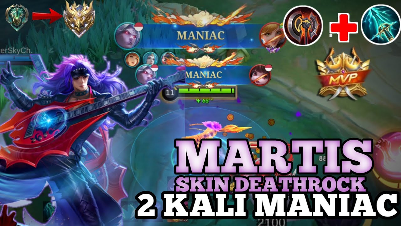 Game play dan Build Hyper MARTIS di meta terbaru!!!2 kali maniac Tanpa cut...[MOBILE LEGENDS]