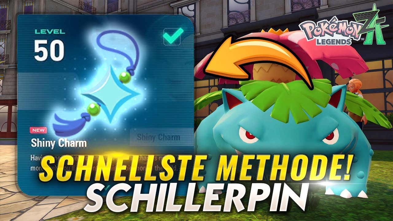 Der SCHNELLSTE Weg für den Schillerpin in Pokémon Legenden ZA !