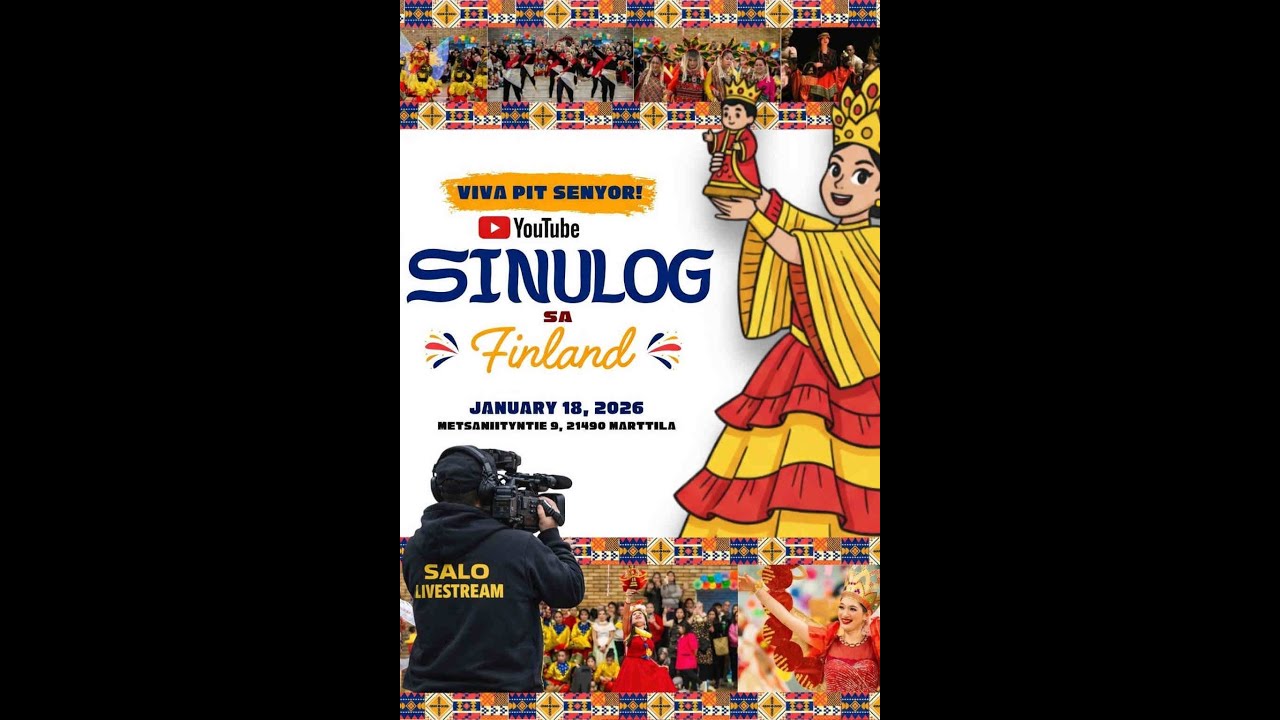 Sinulog sa Finland live 18.1.2026