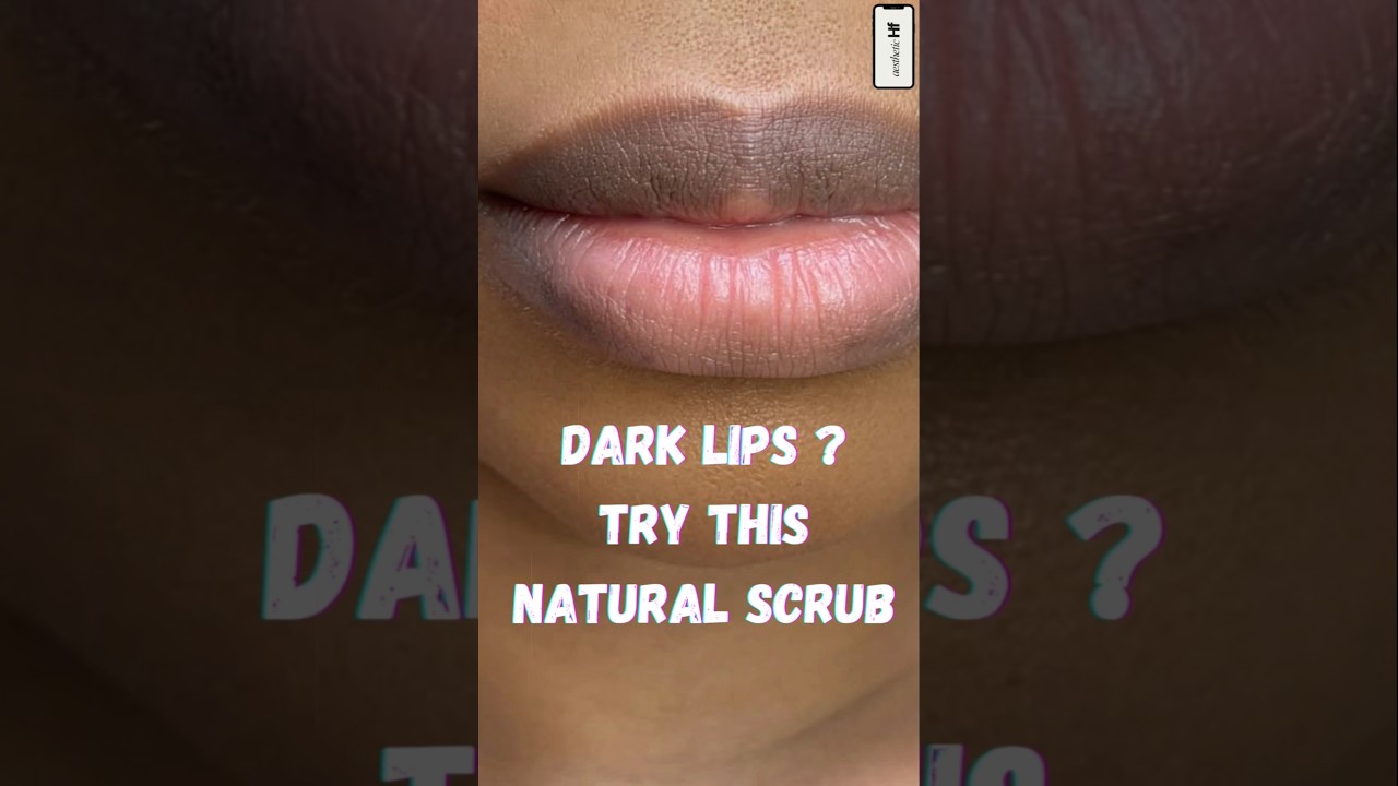 Dark lips ? Try this natural scrub 😍 