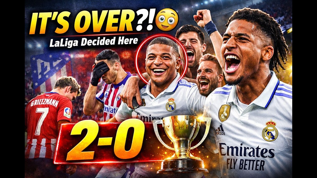 Did Real Madrid Just STEAL LaLiga in the Derby? 🤯🏆 #fc26 #ps5 #realmadrid #laliga #atleticomadrid