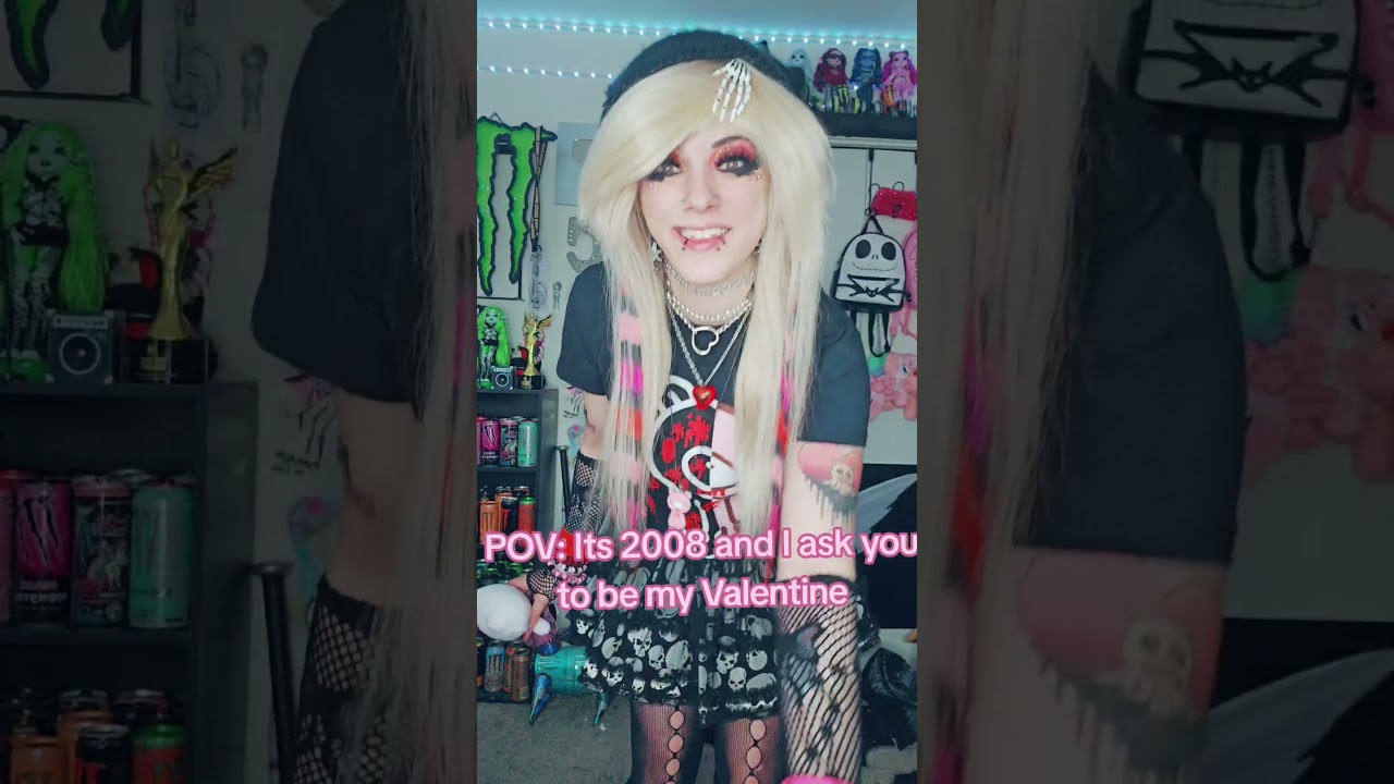 Scene Girl Valentines #valentinesday #scene #emo #love