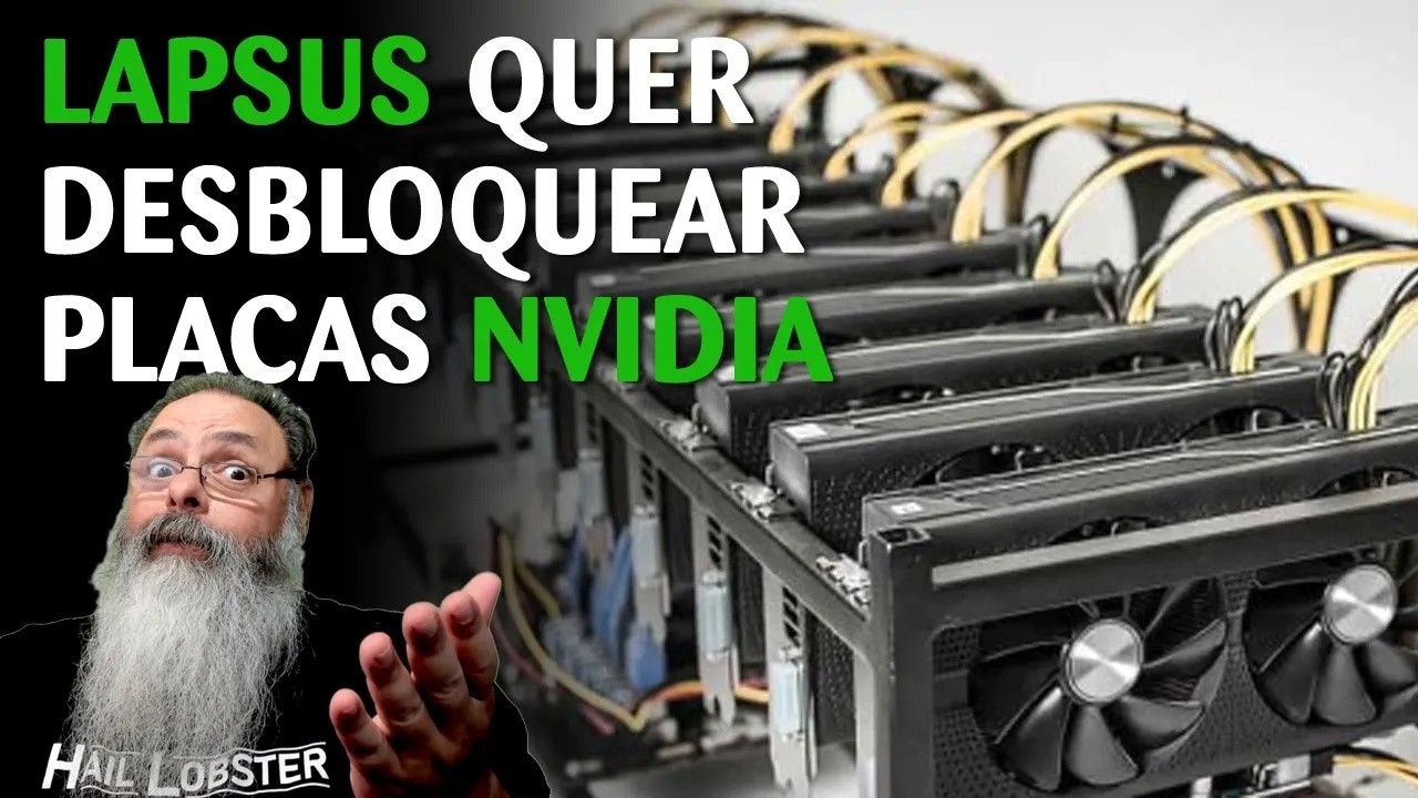 Em mais um revide, LAPSUS ameaça destravar placas da NVIDIA para mineração