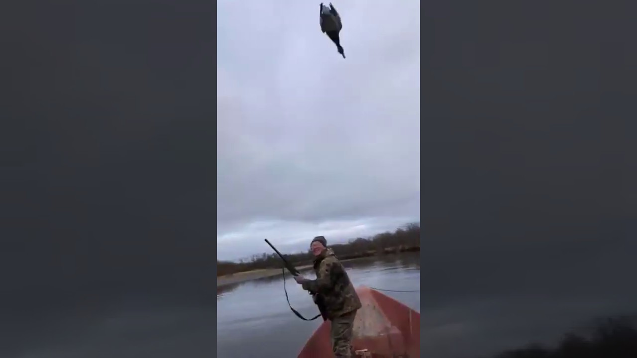Slav fishing and hunting at the same time