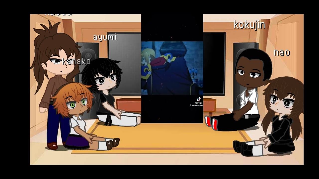 kokujin no tenkousei react to hiroki as kazuma parte 2 (ultimo)