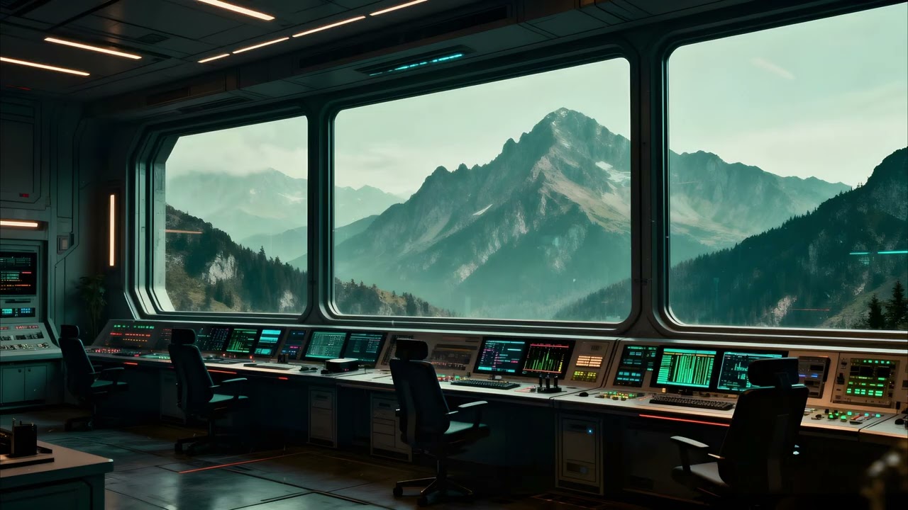 Offline Systems Control Room Ambience | Futuristic Sci-Fi Soundscape