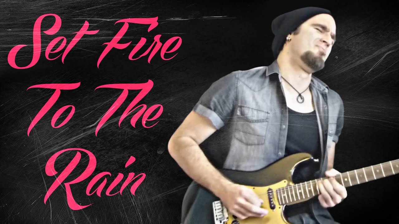 Adele - Set Fire To The Rain - Instrumental Electric Guitar Cover - By Paul Hurley