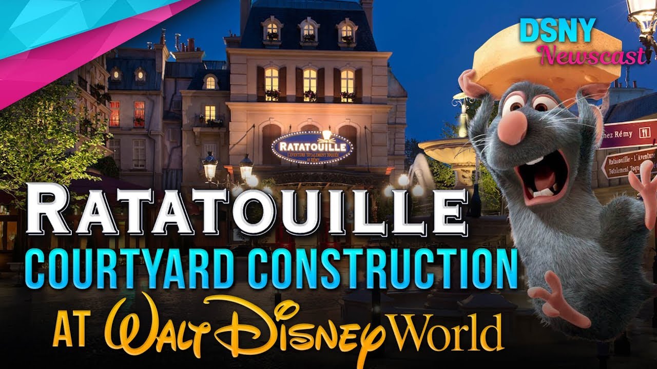Строительство внутреннего двора парка развлечений «Рататуй» в Walt Disney World — Disney News — 0...