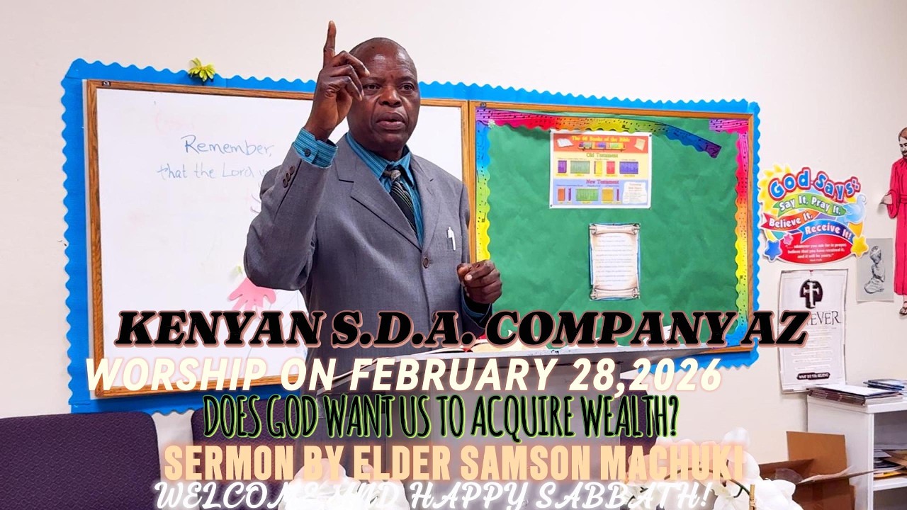 DOES GOD WANT US TO BE RICH? SERMON BY ELDER SAMSON MACHUKI.