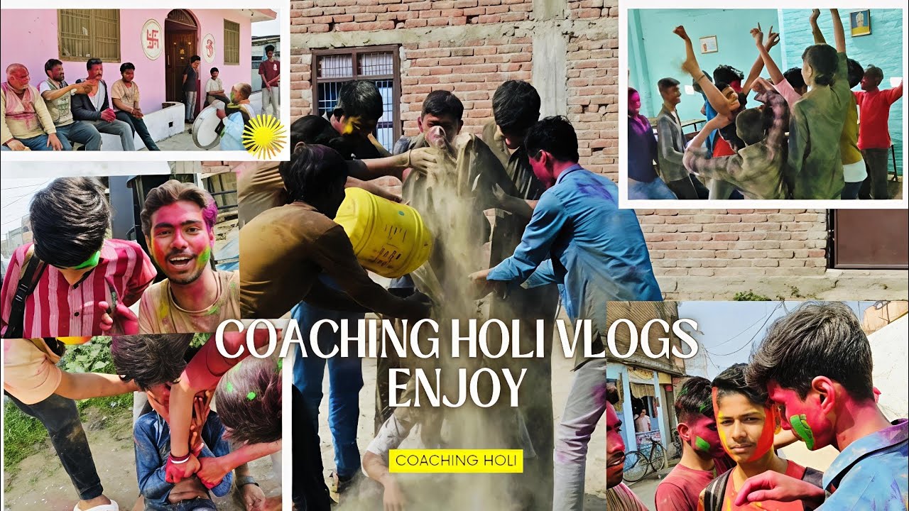 Coaching Holi 😄 2026 full enjoy 😂