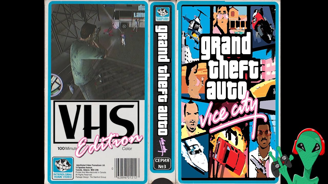 GTA Vice City Вайс Сити VHS Edition Русская Озвучка Новая Модификация Обзор | Прохождение 3