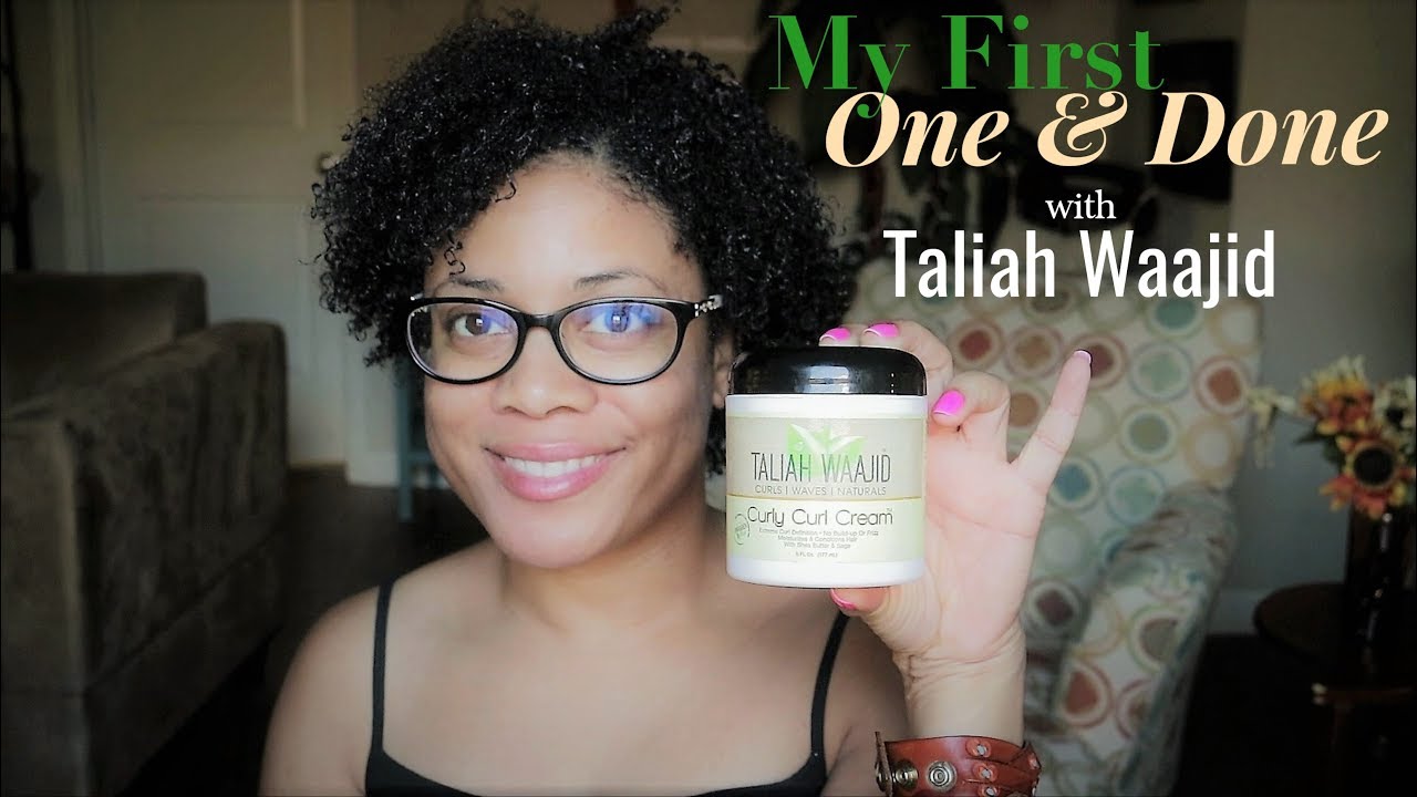 Taliah Waajid Curly Curl Cream | ULTIMATE One Product WashnGo | 3c/4a Natural Hair