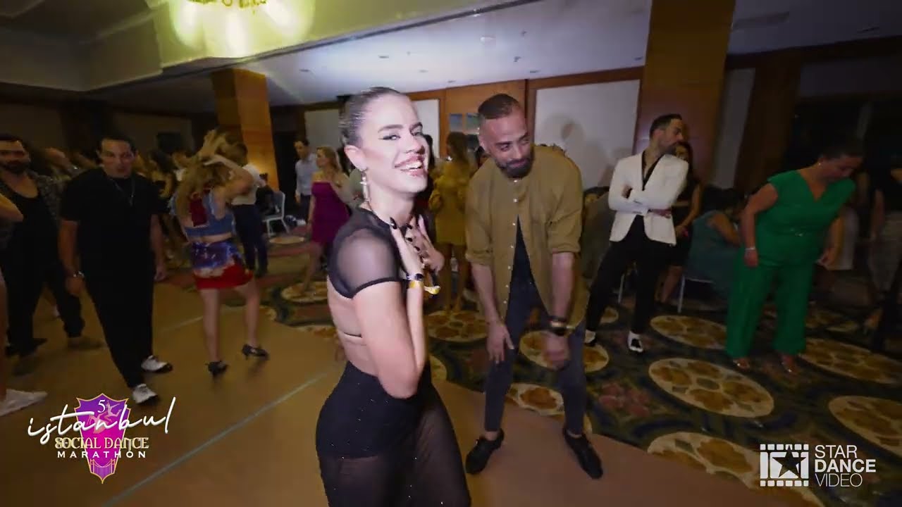 Talal Benlahsen & Yolena Kapoli ~ social dancing @ Istanbul Social Dance Marathon 2023