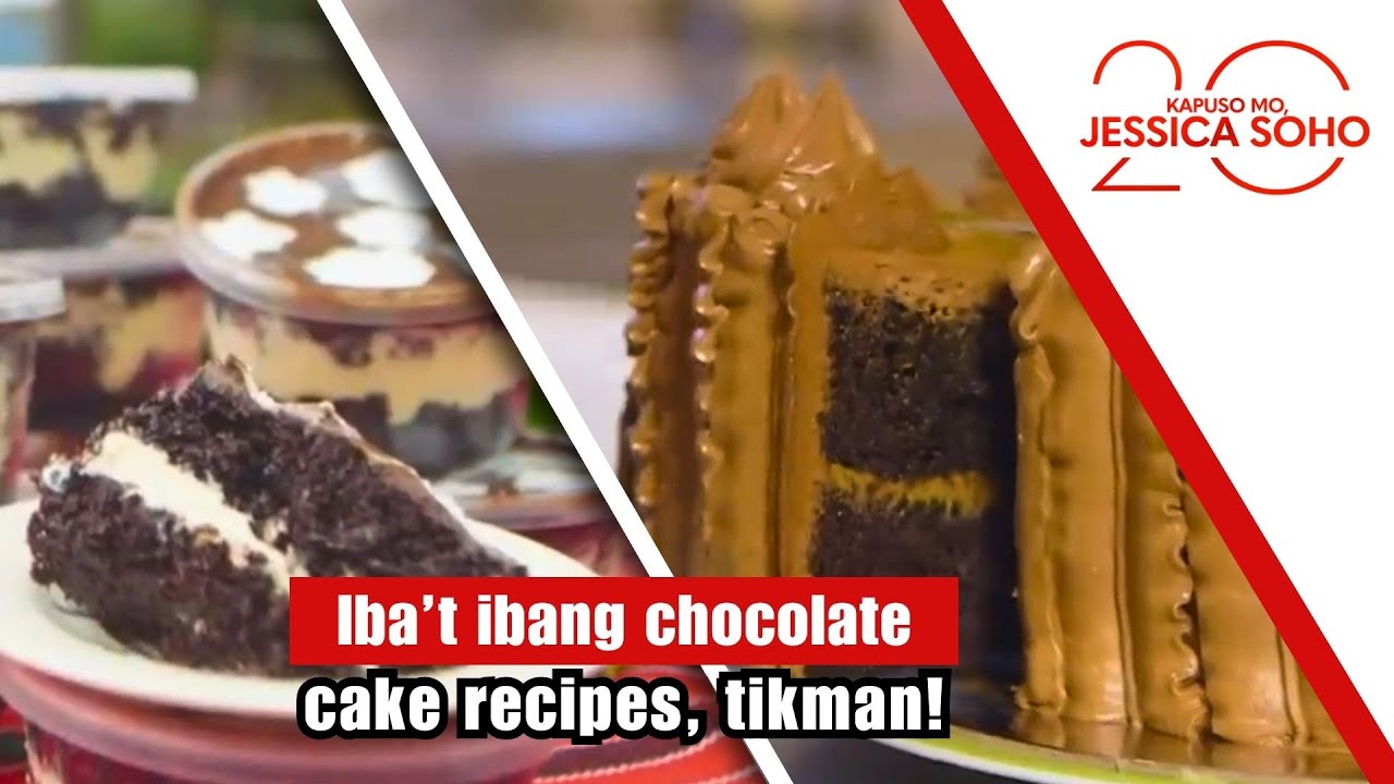 Iba’t ibang chocolate cake recipes, tikman! | Kapuso Mo, Jessica Soho