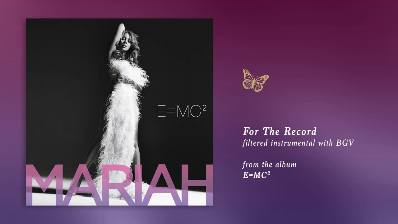 Mariah Carey - For The Record (E=MC2) (Filtered Instrumental with BGV)