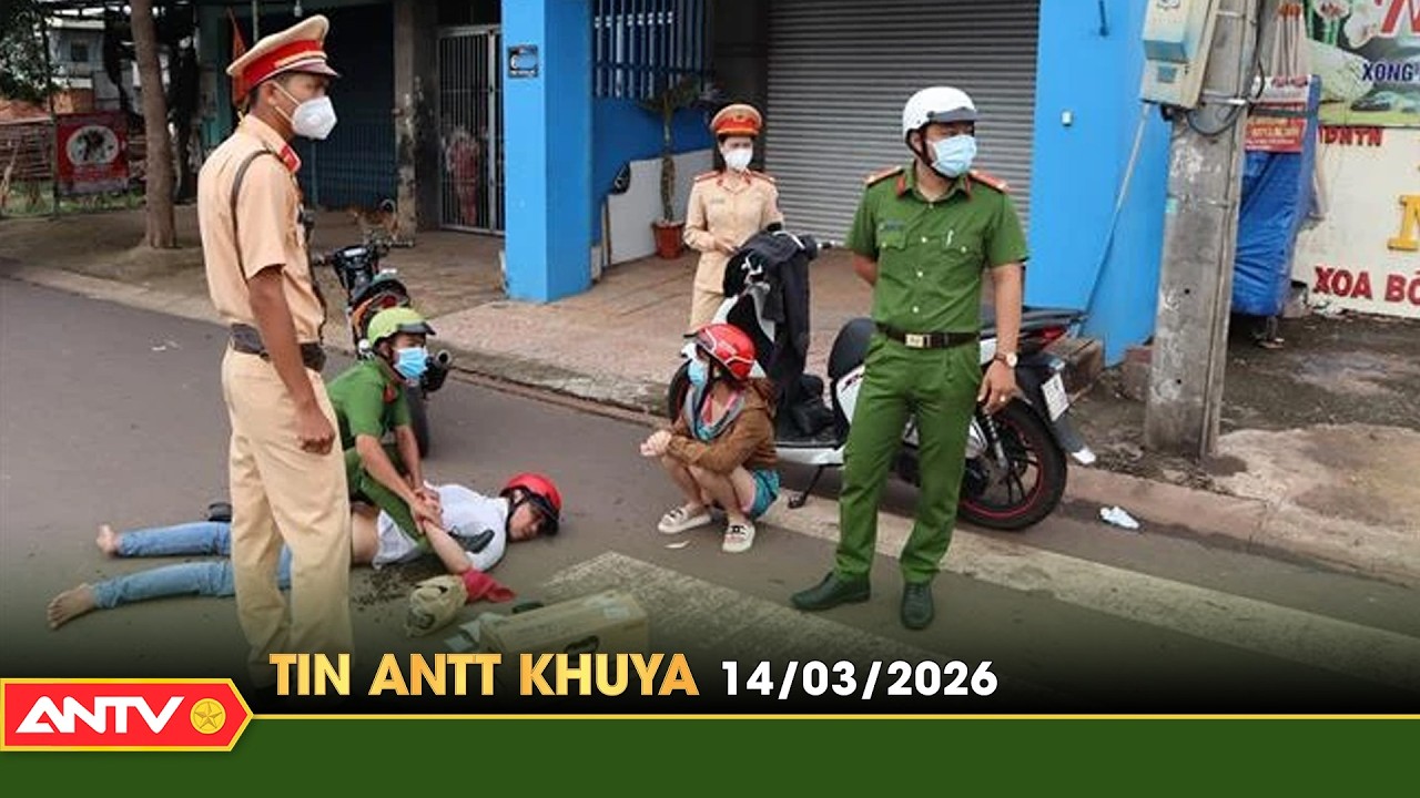 Tin tức an ninh trật tự nóng, thời sự Việt Nam mới nhất 24h khuya ngày 14/3 | ANTV