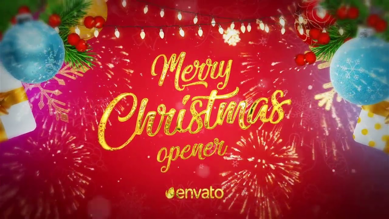 Happy New Year Intro | Merry Christmas Intro (After Effects Template)★ Best AE Templates