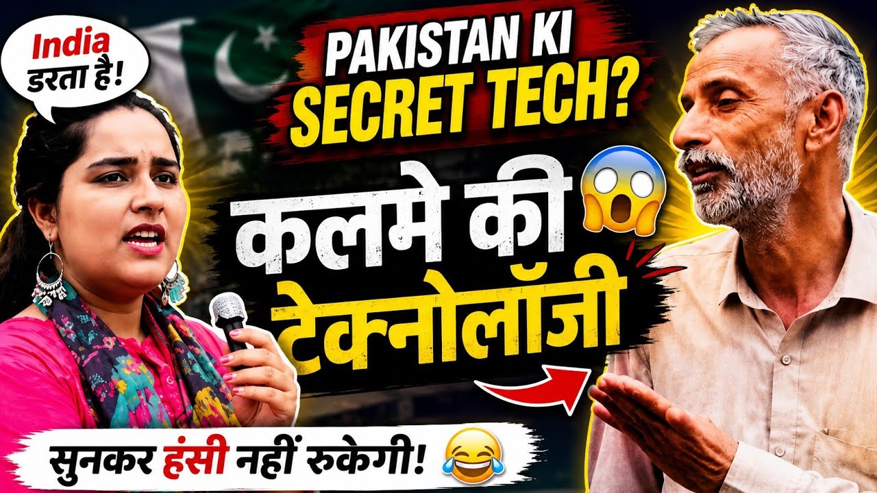 Pakistan Ki Amazing Technology Claim 😆 | Pakistani Public Funny Reaction on India