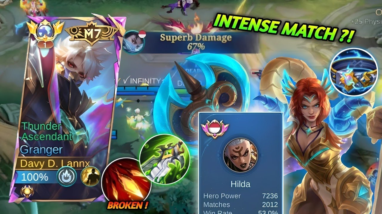 MY GRANGER MEET TOP INDONESIA 69 HILDA IN RANKED! WHO WILL WIN ?! (INTENSE MATCH!)🔥