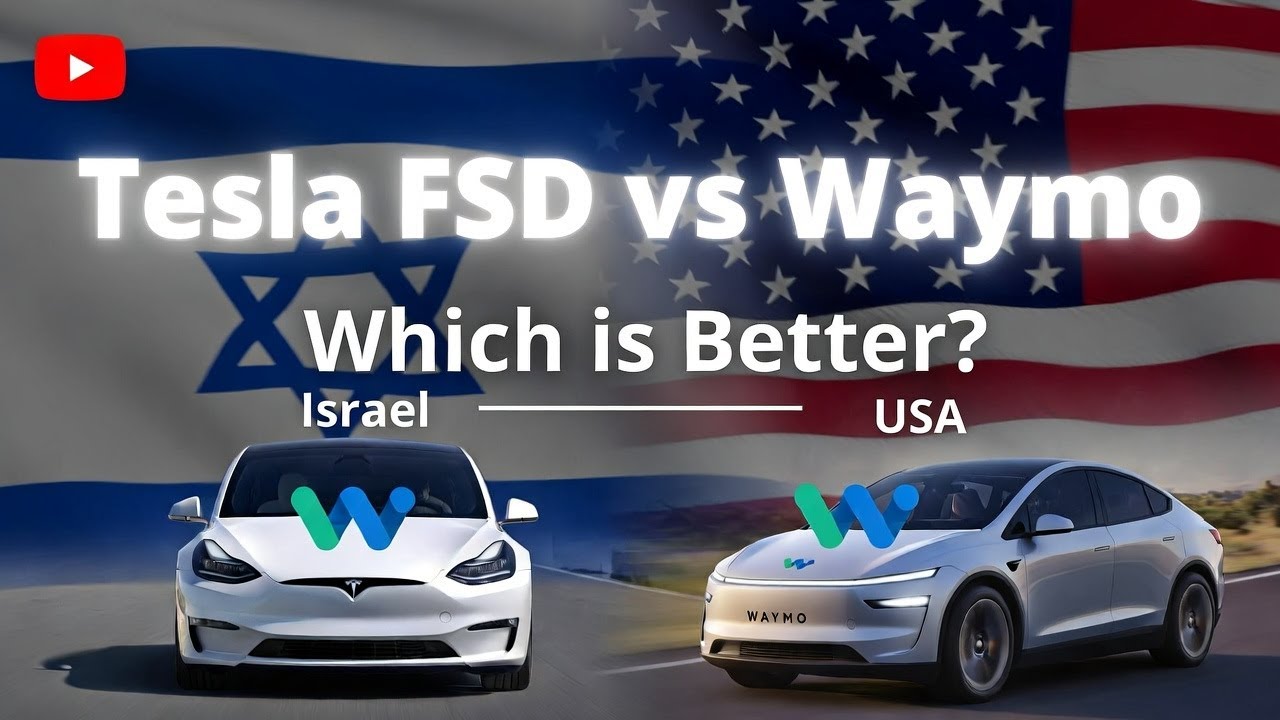 Tesla FSD против Waymo: автономные автомобили покоряют мир и направляются в Израиль.