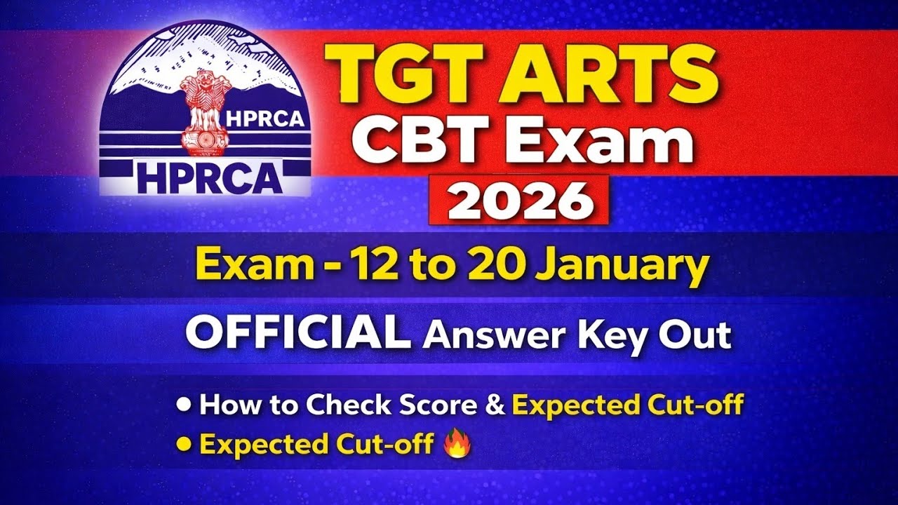 TGT ARTS CBT Exam 2026 | Official Answer Key Out | How to Check Score & Expected Cut-off 