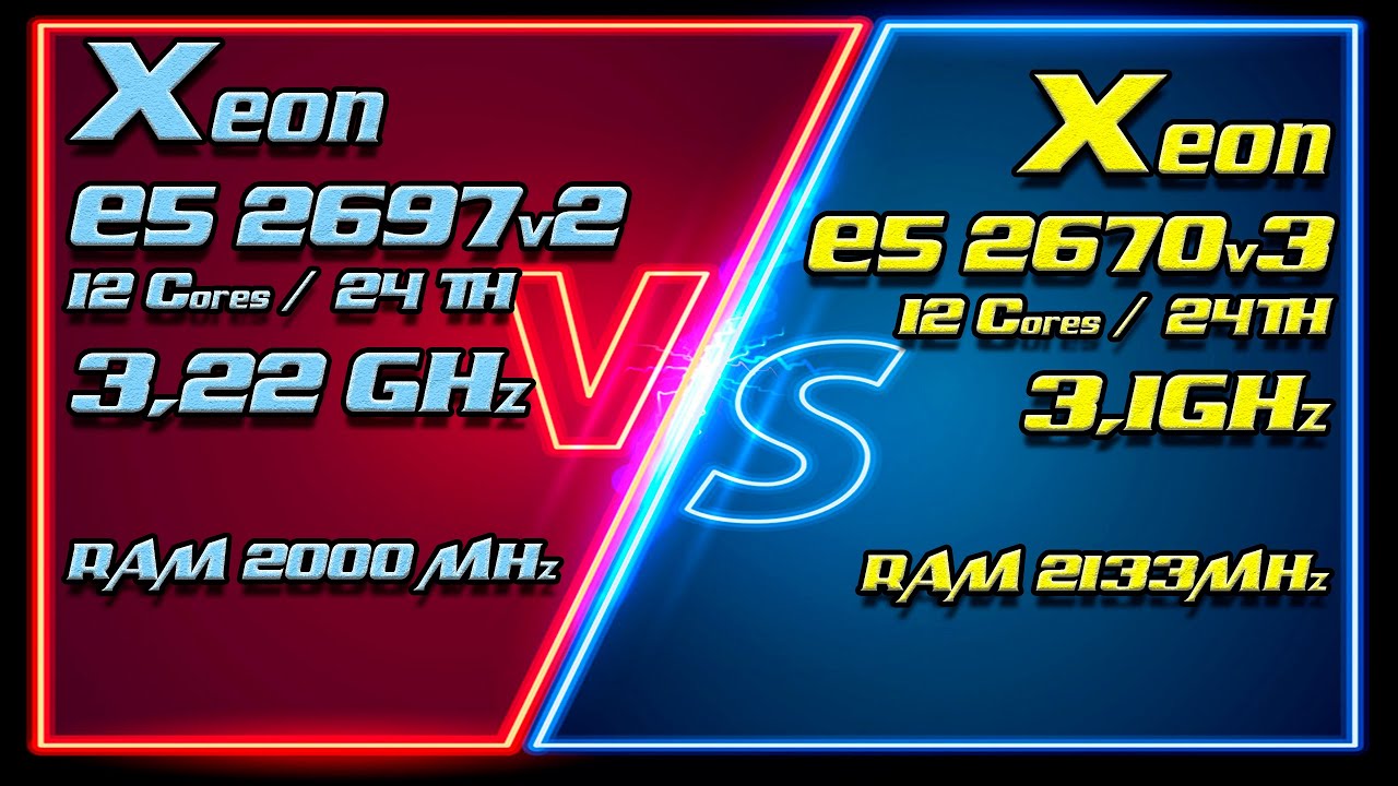 Xeon  E5 2697v2 (3225MHz) vs Xeon  E5 2670v3 (3100MHz). Unlock Turbo Boost + Undervolting